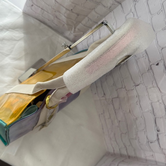 Kurt Geiger Translucent XXL Vinyl Tote w/ Dustbag 16x12x5in NWT SOLD OUT - Picture 11 of 14